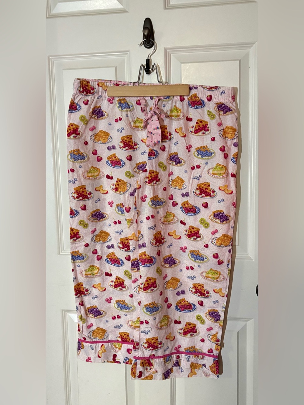 Nick & Nora Cropped Cotton Pajama Pants - Picture 2 of 7